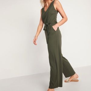 green formal jumpsuit